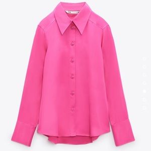 ZARA Satin Shirt